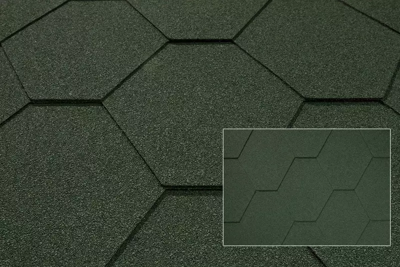 Гибкая черепица Katepal (Катепал) Classic-KL Green мягкая кровля андулин