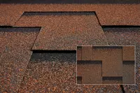  Битумная черепица KATEPAL ROCKY Медный отлив Гипкий черепица andulin мягкая кровля Гибкая черепица Оптом и розница