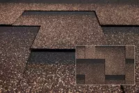 Битумная черепица KATEPAL ROCKY Махагон Гипкий черепица andulin мягкая кровля Гибкая черепица