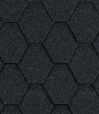 Гибкая черепица Docke PIE EURASIA/ ШЕСТИГРАННИК/ Серый Гипкий черепица andulin мягкая кровля Гибкая черепица