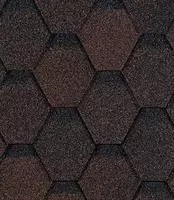  Гибкая черепица Docke PIE EURASIA/ ШЕСТИГРАННИК/ Коричневый Гипкий черепица andulin мягкая кровля Гибкая черепица Оптом и розница