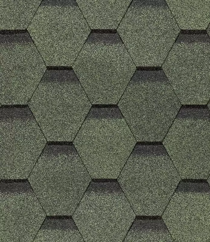 Гибкая черепица Docke PIE EUROPA/ KARAT/ Зеленый Гипкий черепица andulin мягкая кровля Гибкая черепица