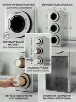  Stakan va qopqoqlar uchun dispenser  kafe  ofis  uy  umumiy ovqatlanish joyi  restoranlar uchun - 