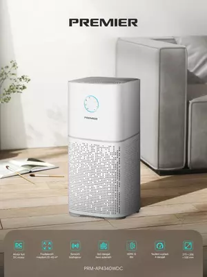 Очиститель воздуха для дома и офиса | Premier PRM-AP4340WDC | Белый