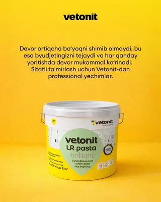  Vetonit pastasi Chakana savdo