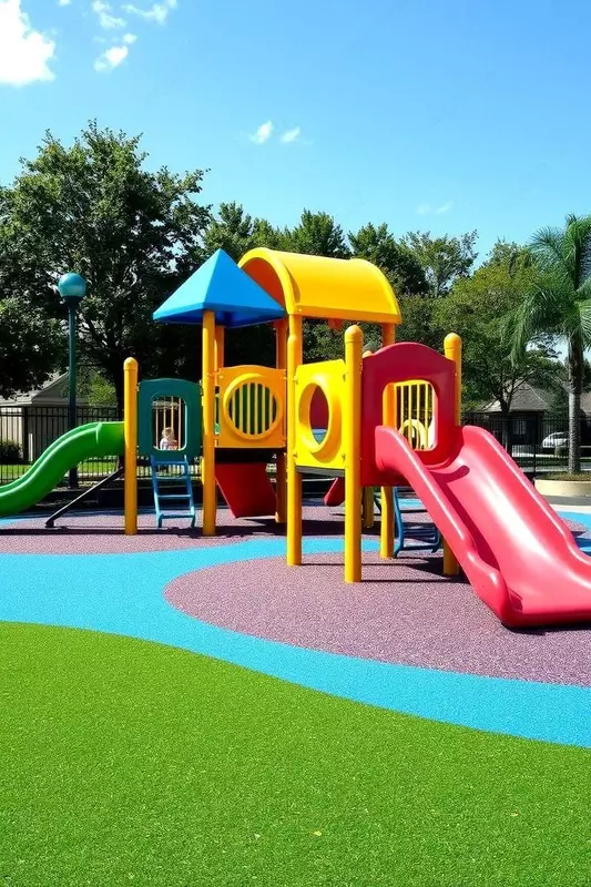 Бесшовное двухслойное резиновое покрытие с добавлением EPDM гранул