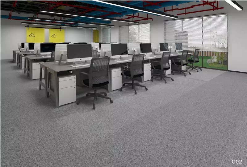 Ковровая плитка 50х50 — Износостойкое решение для офисов от FOMAT