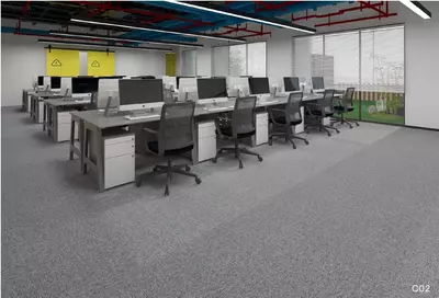 Ковровая плитка 50х50 — Износостойкое решение для офисов от FOMAT