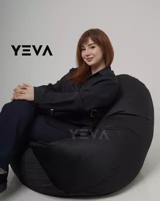 Rangli kreslo-qop (Zumrad)