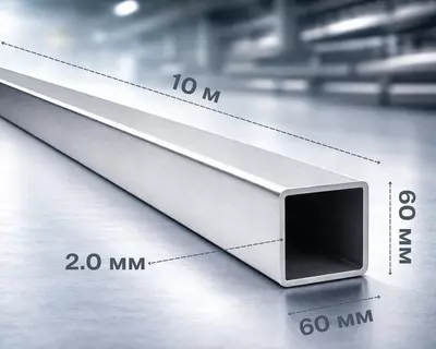 Профильная труба 60x60х2.0