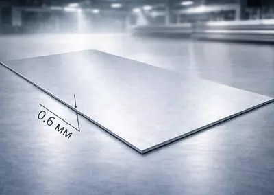 0.6 mm galvanizli po‘lat list