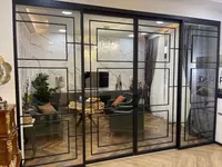 Стеклянные раздвижные двери Loft купе премиум класса