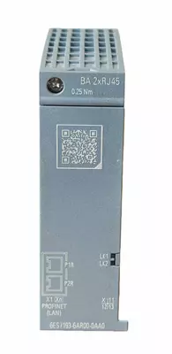 Avtomatlashtirish tizimi (shinali adapter) "Siemens" 6ES7193-6AR00-0AA0 BA 2 x RJ45