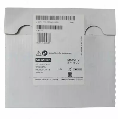 "Siemens" 6ES7590-1AB60-0AA0 profil relsini o'rnatish, galvanik konservalangan