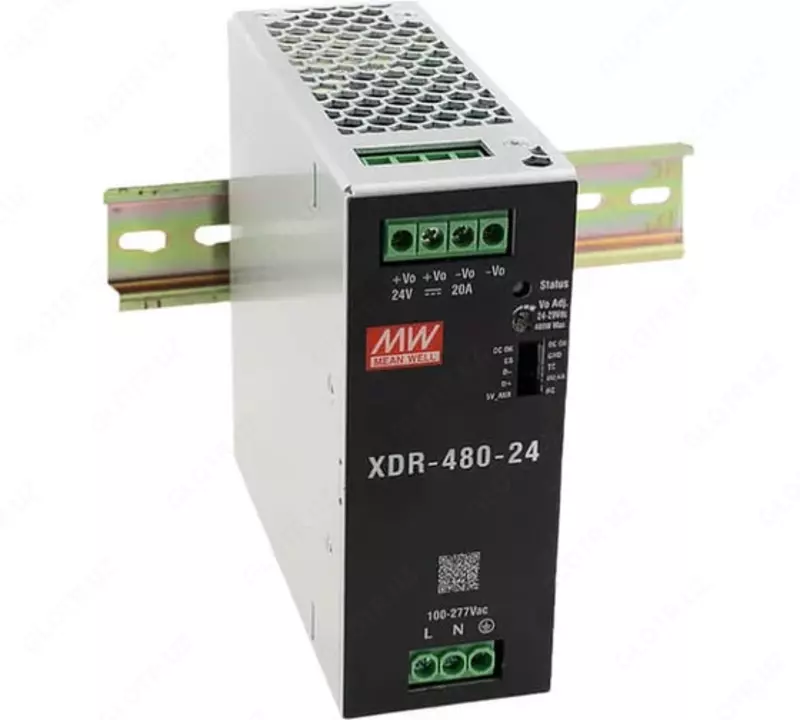 Mean Well XDR-480E-24 Sanoat AC/DC quvvat manbai