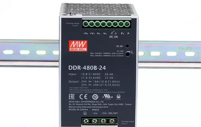 Sanoat DC/DC quvvat manbai Mean Well DDR-480B-24