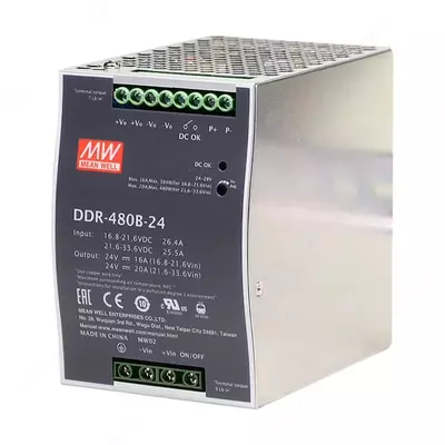  Sanoat DC/DC quvvat manbai Mean Well DDR-480B-24 - 