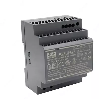  Промышленный импульсный источник питания Mean Well HDR-120 на DIN-рейку - 