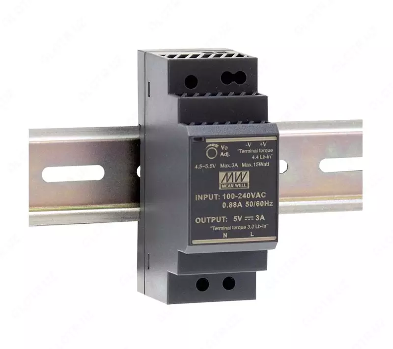 Промышленный AC/DC источник питания "Mean Well" XDR-75-12 на DIN-рейку