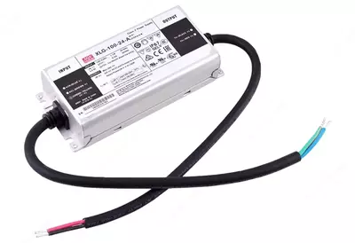 Светодиодный AC/DC драйвер "Mean Well" XLG-100-24-A, 100 Вт с выходом 24 В и регулировкой тока