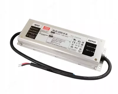 Светодиодный AC/DC драйвер постоянного напряжения "Mean Well" XLG-320-V-A, для питания LED систем с регулируемым выходом 24 В или 12 В