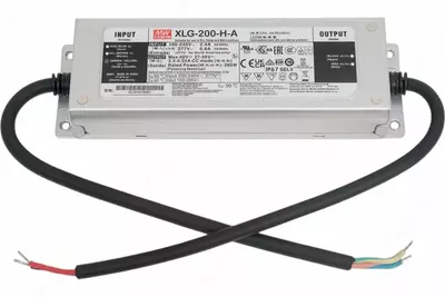 Светодиодный AC/DC драйвер Mean Well XLG-200-H-A  200 Вт для промышленного и наружного освещения