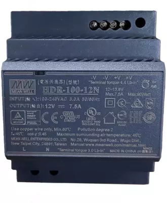 DIN Rail uchun ortacha quduq HDR-100-12N sanoat AC/DC quvvat manbai