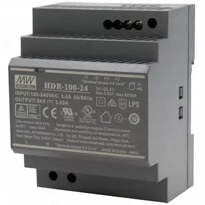 DIN Rail uchun ortacha quduq HDR-100-24 sanoat AC/DC quvvat manbai