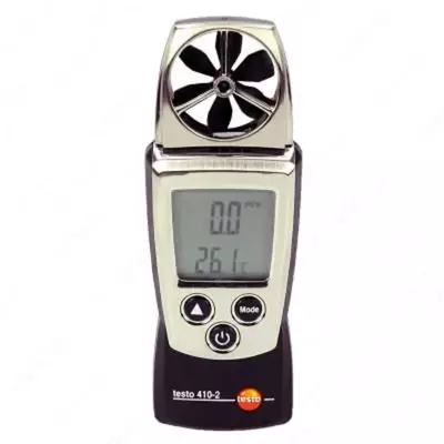 testo 410-2 — анемометр со встроенной крыльчаткой, сенсором влажности, сенсором температуры