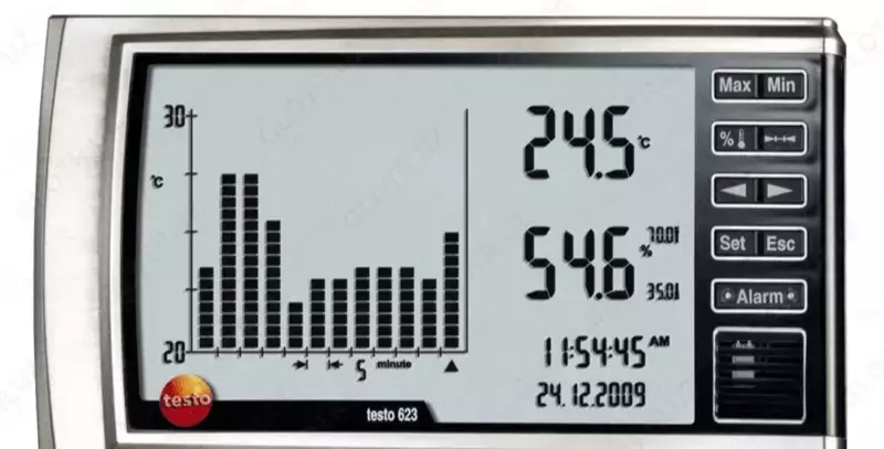 Testo 623 — прибор точного измерения температуры и влажности