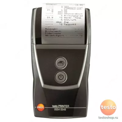 0554 0549 IRDA portli Testo IR printeri