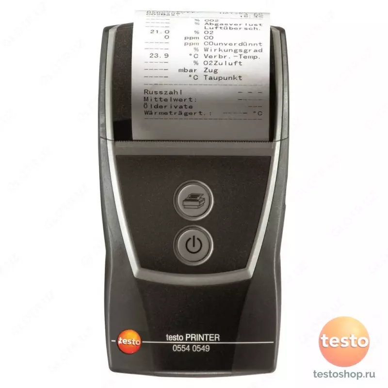 0554 0549 IRDA portli Testo IR printeri