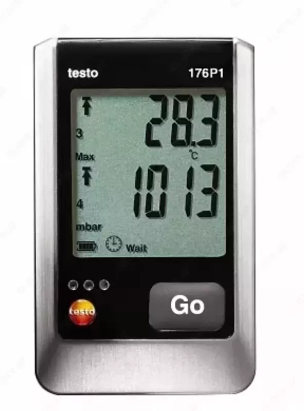 testo 176 P1 5ти-канальный логгер данных давления, температуры и влажности с внутренним сенсором и разъемами для внешних зондов