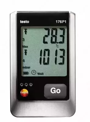 testo 176 P1 5ти-канальный логгер данных давления, температуры и влажности с внутренним сенсором и разъемами для внешних зондов