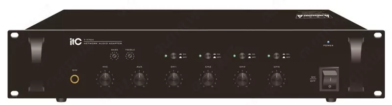 T-7704 IP 4 kanalli ogohlantirish audio adapteri