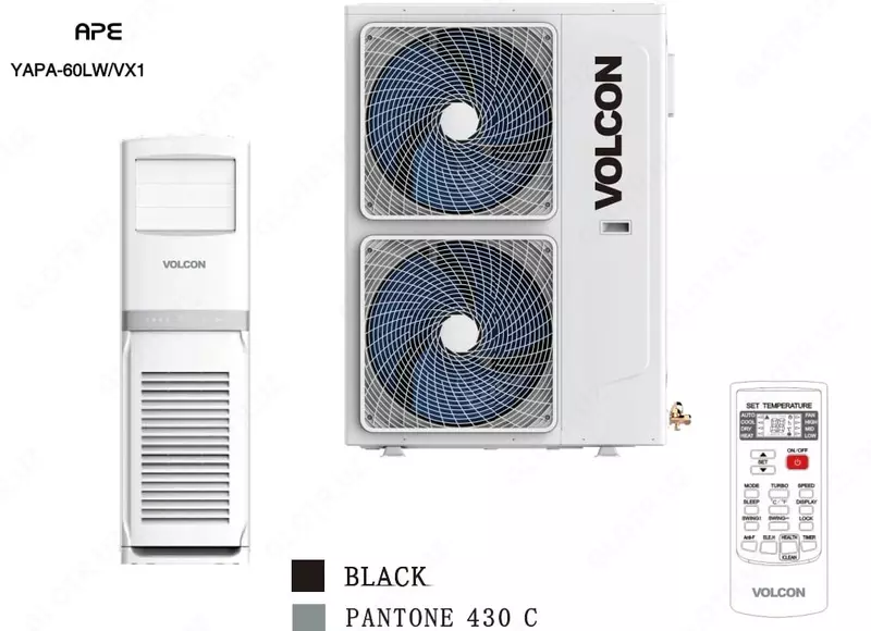 VOLCON 60 ustunli konditsioner