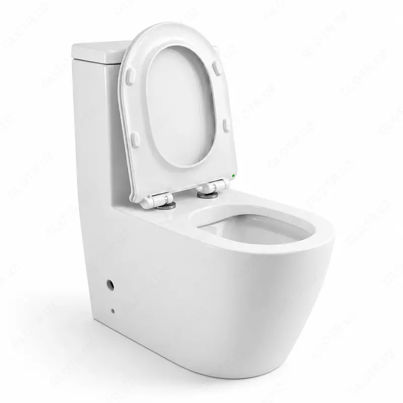   Unitaz Emerich 224 — Rimless yuvish tizimli yaxlit (litoy) keramik unitaz