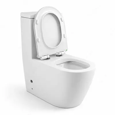   Unitaz Emerich 224 — Rimless yuvish tizimli yaxlit (litoy) keramik unitaz