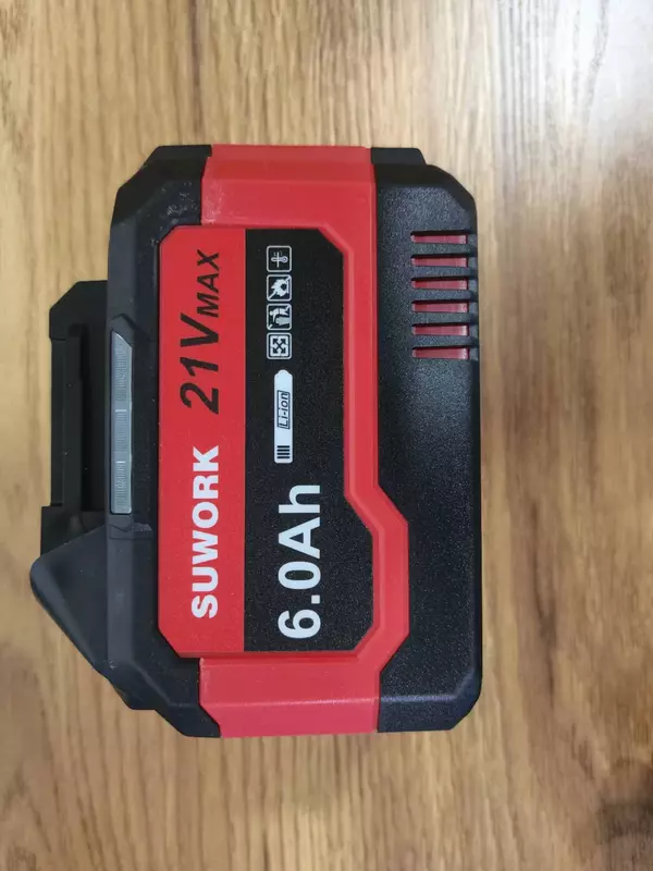 Аккумуляторная бесщеточная угловая шлифмашина (болгарка) SUWORK 21V  125 мм  2 аккумулятора 6.0Ah + зарядная станция “OOO”CNLINK