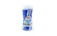 Sharikli ruchkalar Monet White Cap Blue Body MBP001  ko‘k rang  qadoqda 25 dona