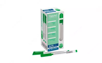 Шариковые ручки AL-607G 1BP026  синие  в упаковке 30 шт