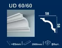 Интерьерные декоративные тяги из пенопласта (Карнизы и молдинги) Universal Decor