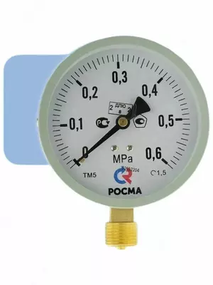   Манометр Росма ТМ-510 (0–0 06 MPa) G1/2  класс точности 1.5