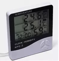 HTC-2 raqamli termometr-gigrometr  soat