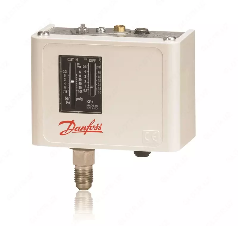 Реле давления Danfoss KP35  -0.2–7.5 бар  дифф. 0.7–4 бар  G 1/4A