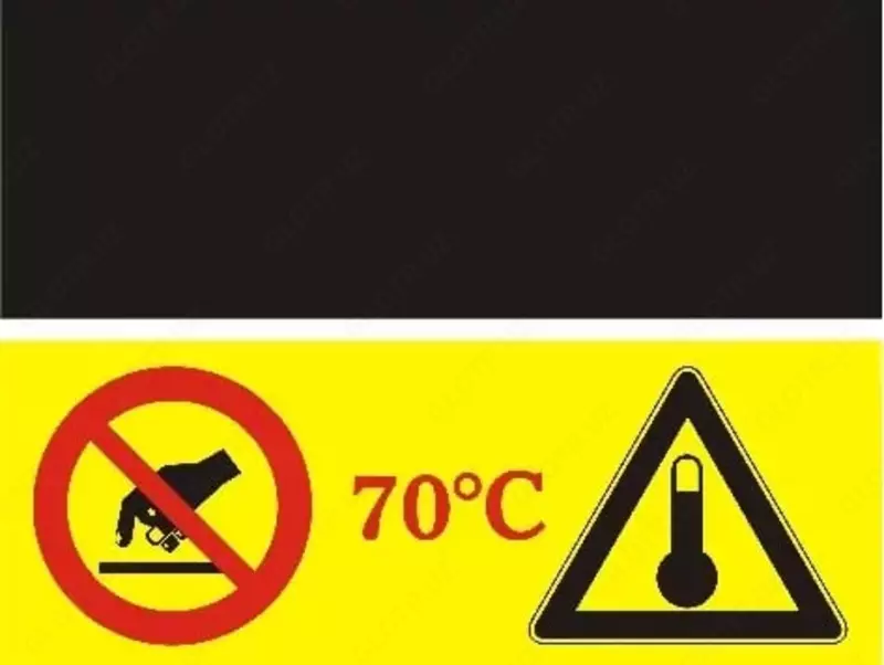 Термоиндикатор (наклейка) обратимый многоразовый Hallcrest Tempsafe