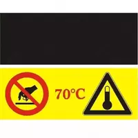  Термоиндикатор (наклейка) обратимый многоразовый Hallcrest Tempsafe - 