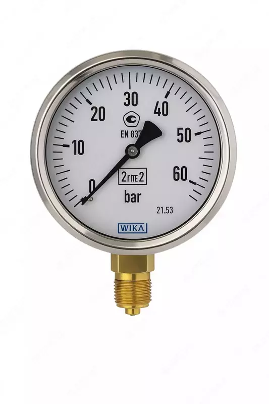 Glitserinli bosim olchagich WIKA 213.53.100 0–60 bar G1/2B radial (Moddiy raqam - 36517671)