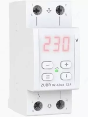  Реле напряжения D2-50 red ZUBR - 