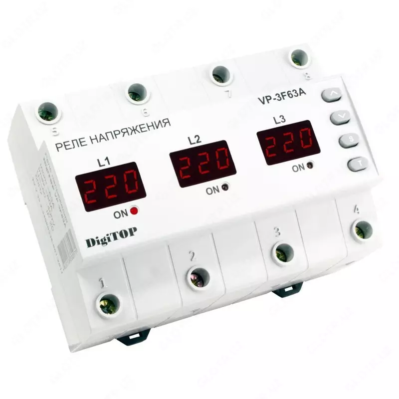 Uch fazali kuchlanish relesi VP-3F63A Digitop